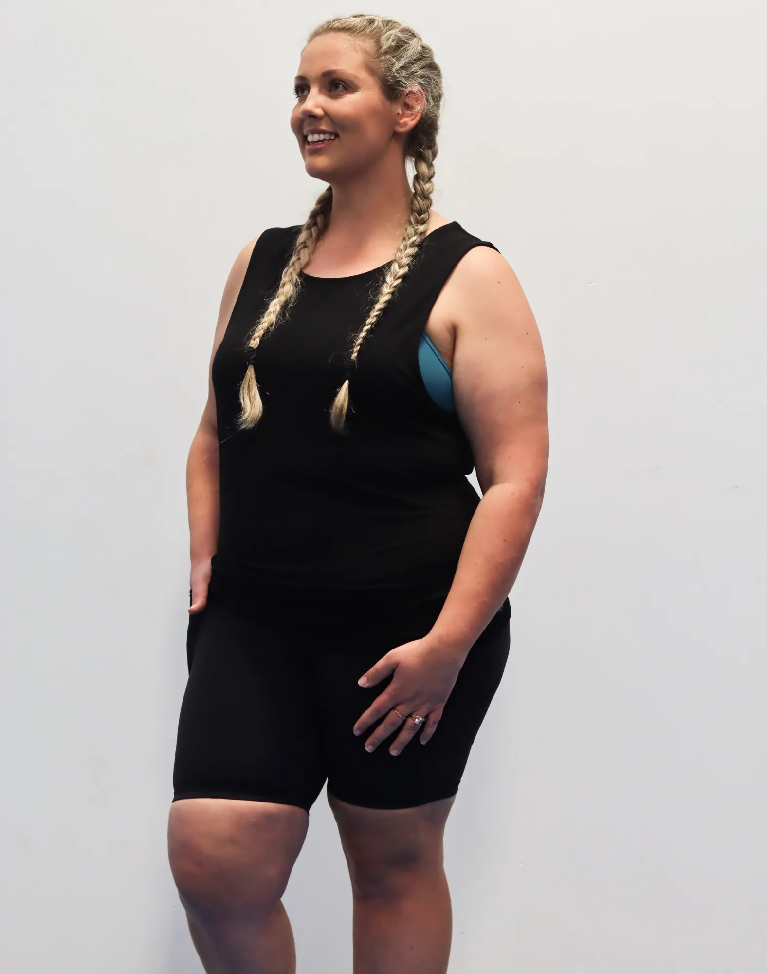 ** CLEARANCE ** Breastfeeding Top - Casual Tank Black