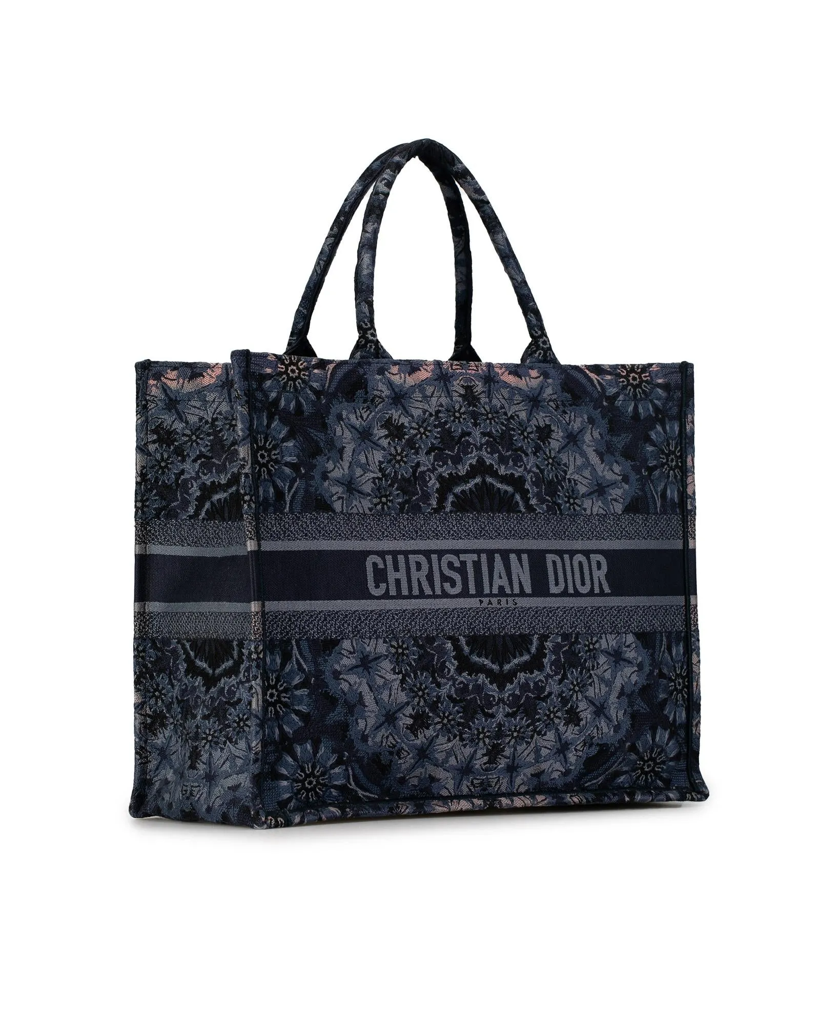 Canvas Book Tote with Rolled Handles