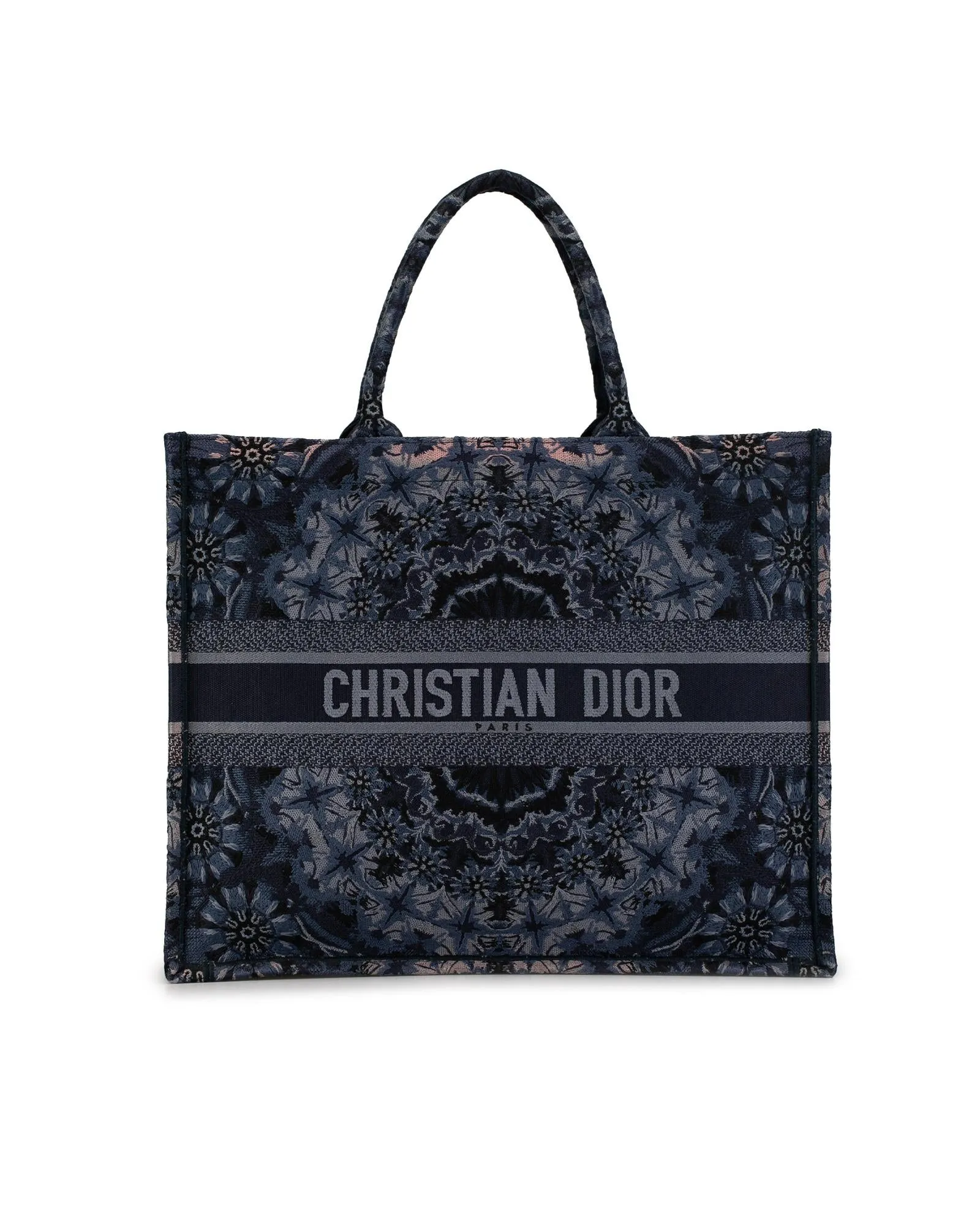 Canvas Book Tote with Rolled Handles