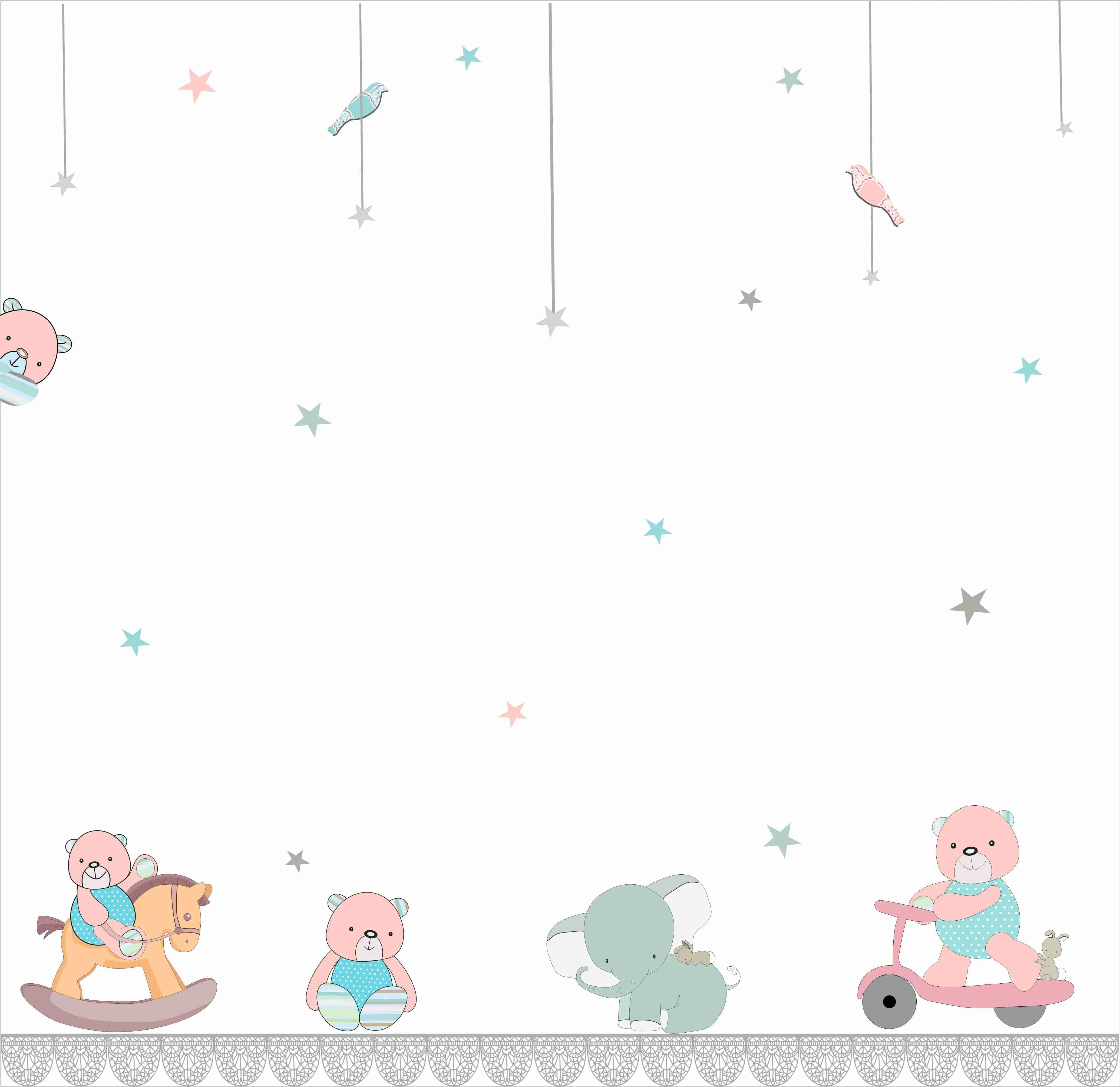 Cute Teddy Wall Stickers for Kids