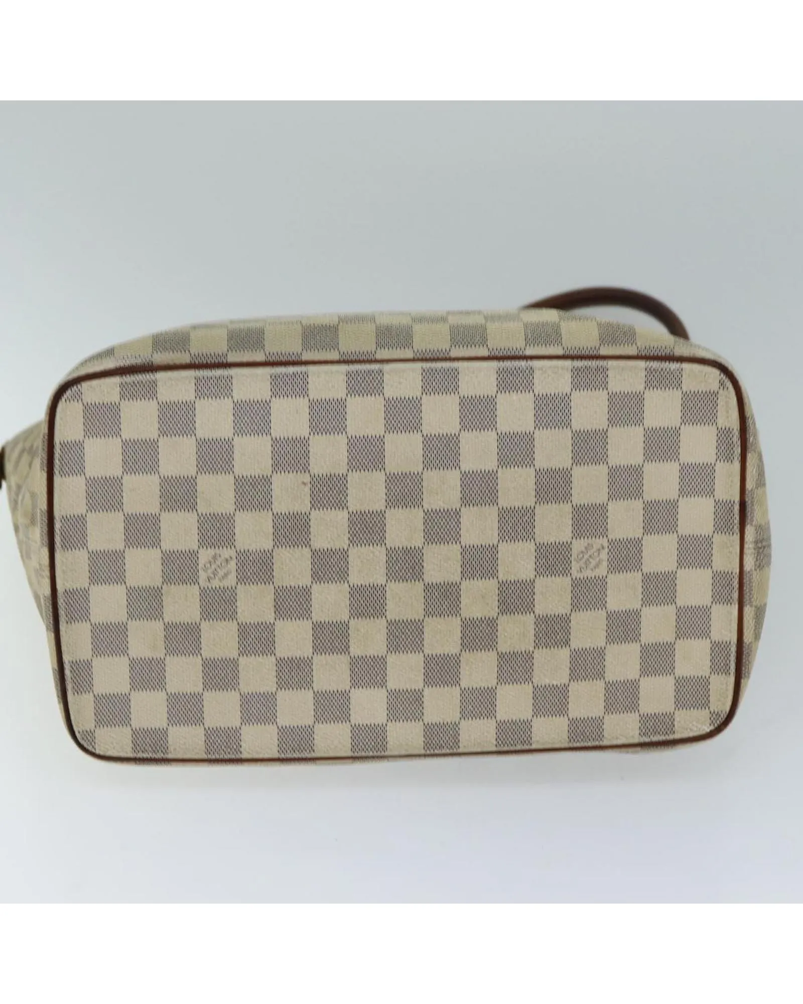 Damier Azur Canvas Tote Bag with Broken Handle