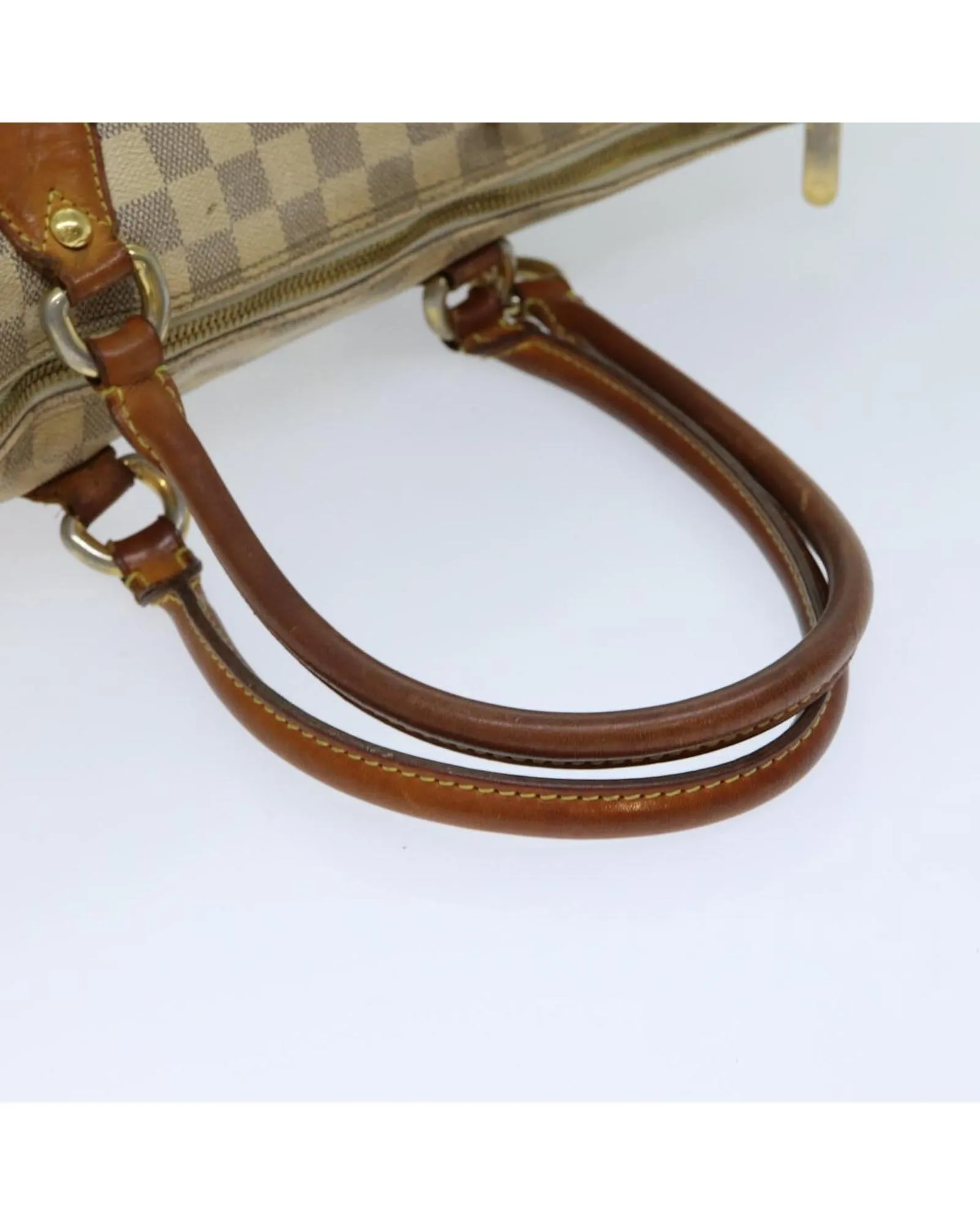 Damier Azur Canvas Tote Bag with Broken Handle