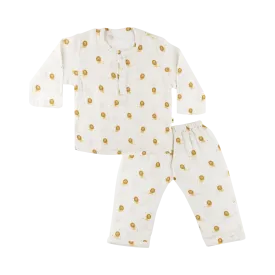 Dulaar Organic Muslin Loungewear Set - Just Lion Around