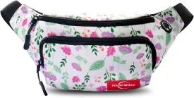 Fanny Pack for Men Women Fashionable Crossbody Waist Bag Pack Belt Bag for Running Hiking Travel Dog Walking Workout (Purple Flower)