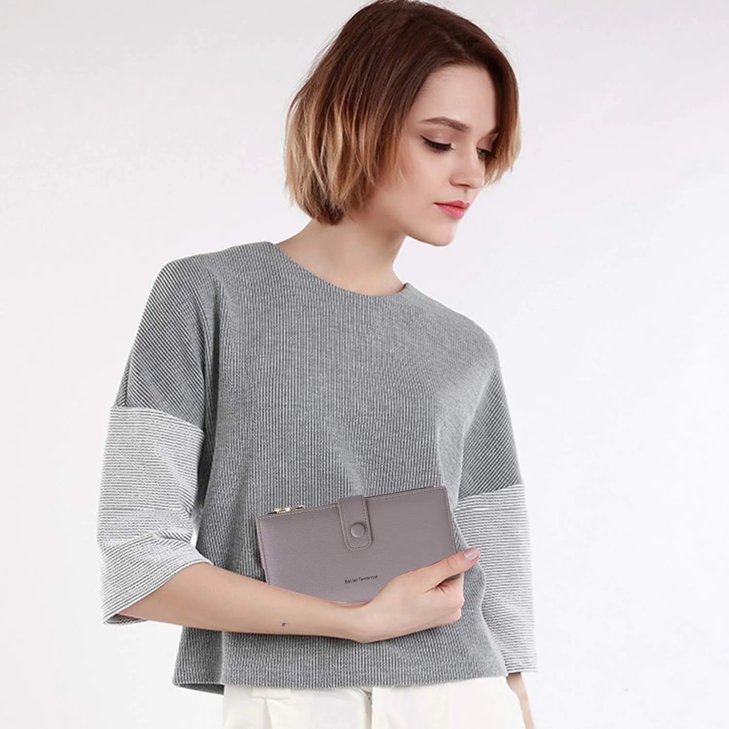 myfriday Touch Screen Crossbody Phone Purse for Women, Rfid Blocking Small Cellphone Shoulder Purse with 2 Adjustable Strap