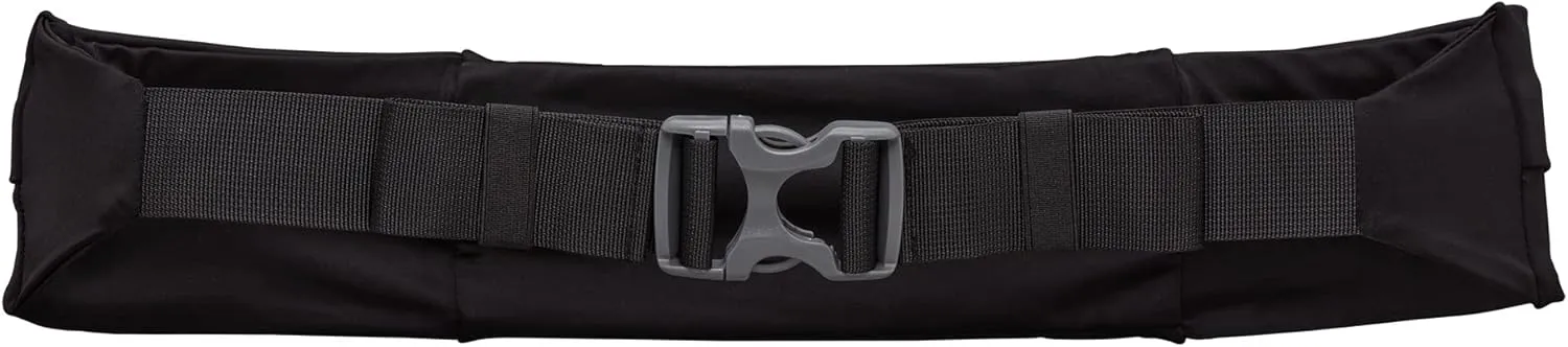 Nathan Adjustable Fit Zipster Running Belt, Zippered, Weather-Resistant Pocket & Two Quick-Stash Pockets, Adjustable Buckle