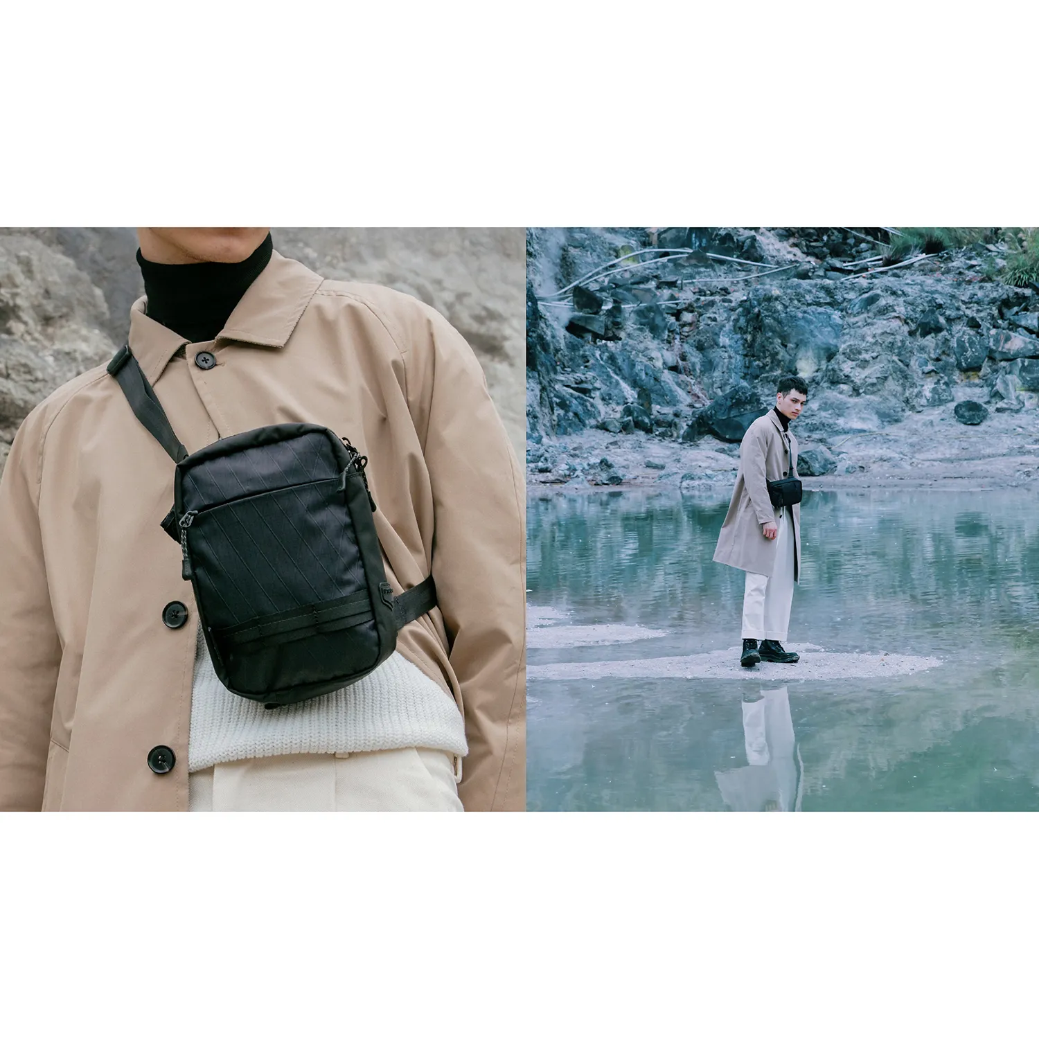 Oracle Black Crossbody Bag