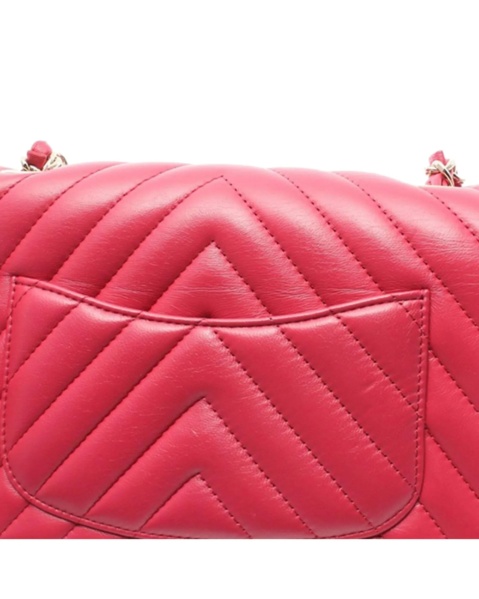 Quilted Lambskin Crossbody Bag with Chain Strap and CC Turn-Lock Closure