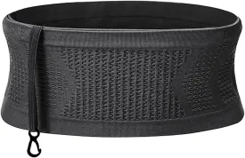 Slim Running Belt, Hidden Running Belt Fanny Pack for Men Women, Travel Running Waist Belt for Money and Passport (Black, Small)