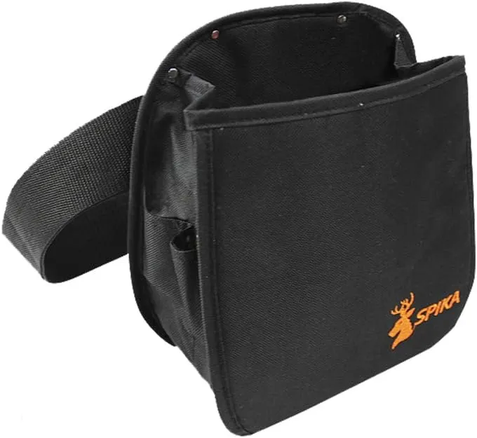 SPIKA Shotgun Shell Pouch,Sporting Clays Shell Bag, Ammo Pouch and Shells Bag with Double Layers for Trap Shooting