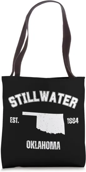 Stillwater Oklahoma College Style Retro Vintage Souvenir Tote Bag