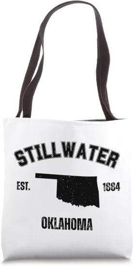 Stillwater Oklahoma College Style Retro Vintage Souvenir Tote Bag