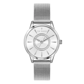 Ted Baker Fitzrovia Classic Chic Ladies Silver Watch BKPFZF126